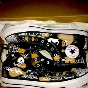 Converse CTAS Pro Sean Pablo bleach high top skate shoes